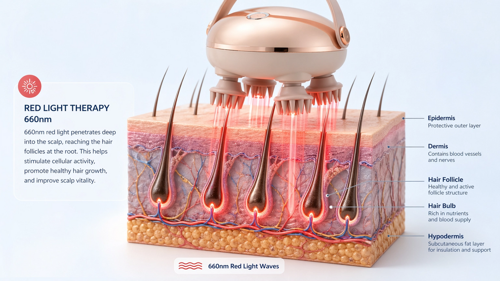 Lyra Scalp 3D Electric Scalp Massager – Your Daily Ritual for Deep Relief & Hair Vitality
